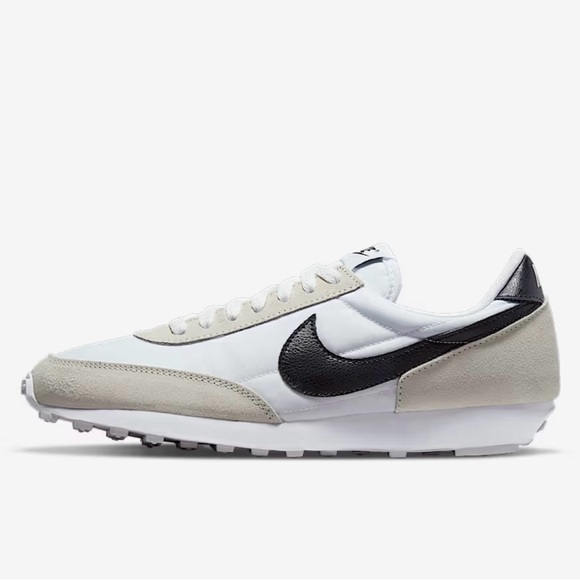 Nike Daybreak tan, white with black swoosh sneakers - Size 8 - Picture 1 of 7